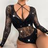New Women's Fashion Hollow Bling Lingerie Set Sexy Lingerie for Woman