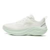 Li Ning Ling Bo V2 Толстая подошва Увеличение роста Мягкая амортизация Кроссовки для бега Женские кроссовки Молочно-белый ARSV104-2