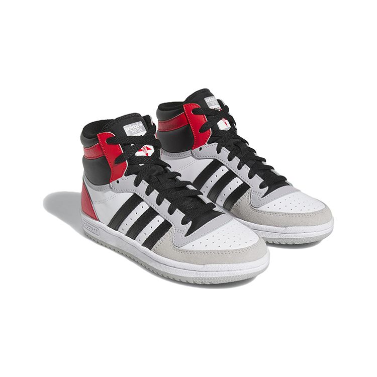 Adidas Оригинальные Топ-10 RB Высокие кеды для скейтбординга Детские кроссовки Белые Черные Красные IG4795