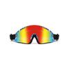 Outdoor mountaineering and skiing goggles, colorful protective sports eyewear, large-frame, windproof and sandproof ski goggles