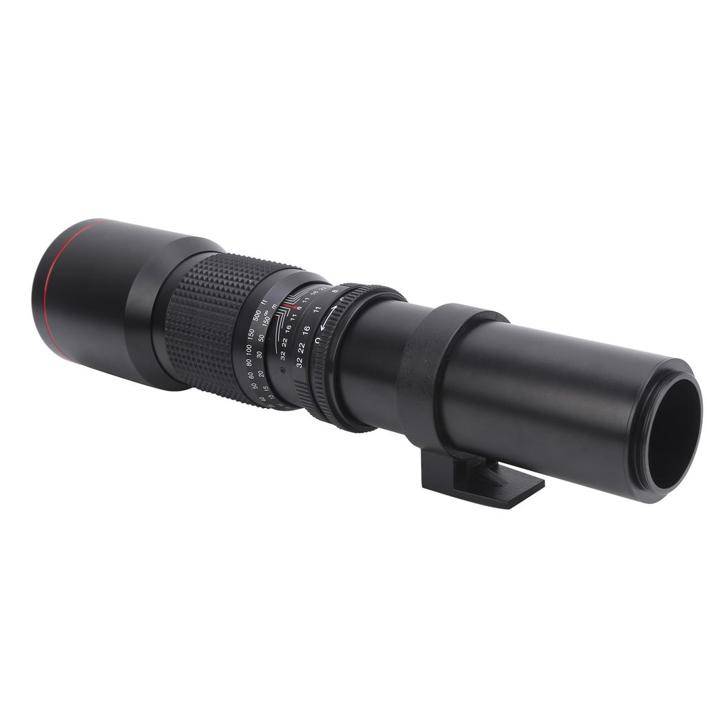 500mm F8‑F32 Super Telephoto Lens Manual Focusing for T2 Mount Prime Lens for Photography