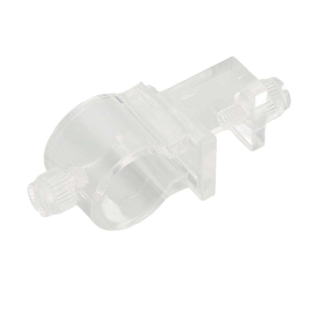 Aquarium Hose Clamp Transparent Split Type Plastic Water Pipe Fixing Clip for Fish
