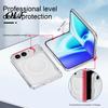 Comfortable Hold Protective Case Magnetic Slim Phone for IPhoneDuo 2026, Clear Anti-yellowing Acrylic Cover Non-slip Foldable with Grip & Precise