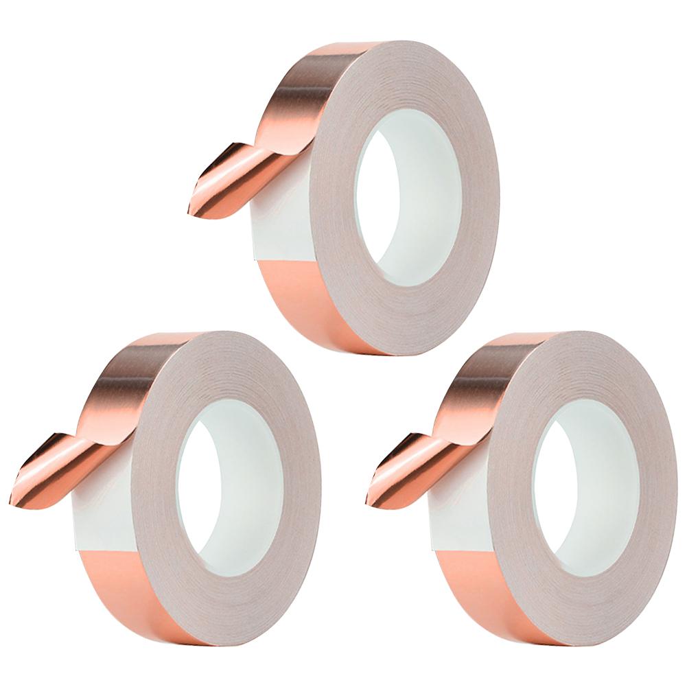 30/50/70 см медная фольга клейкая лента односторонняя проводящая улитка электромагнитное экранирование DIY цепи электрический ремонт ленты
