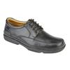 Mens Leather Wide Fit 4 Eye Deluxe Casual Shoes