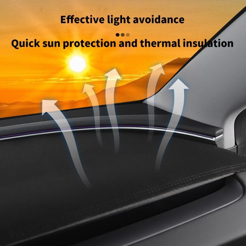 Dashboard / Rear Window Sunshade Protector for  Sun Shade Non Slip Pad Sunshield Protector Car Interior Accessory