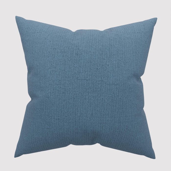 Decorative Cushion 45x45 Cm Eclipse Duck Blue, by Soleil D'ocre