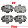 4PCS For Honda Civic Fit Jazz Accord Pilot City HRV Car Wheel Center Covers Decoration Badge Auto Hub Caps Emblem Replacement CUJ3 