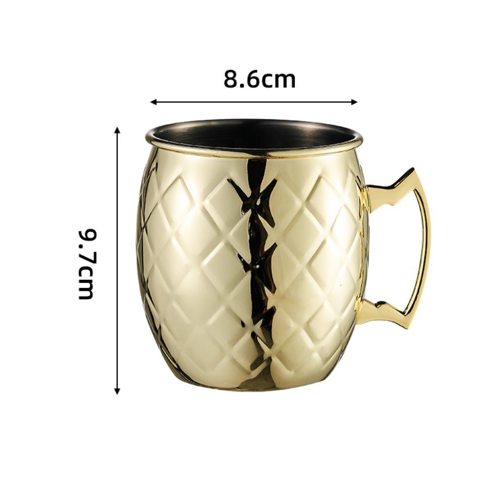 Durable Coppery Beer Mugs 550ml Coffee Cup New Copper Moscow Mule Mug Bar Drinkware