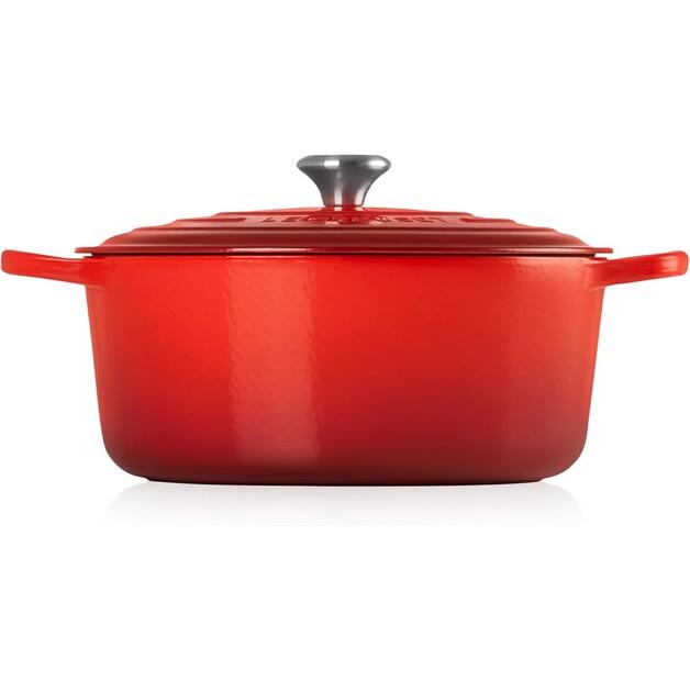 Жаровня Le Creuset Signature круглая 30 см вишнево-красная (21177300602430)