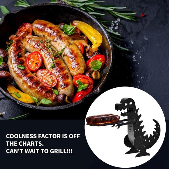 Забавный держатель для колбасок для барбекю, не ржавеющий, термостойкий, портативный, для кемпинга, гриль для хот-догов