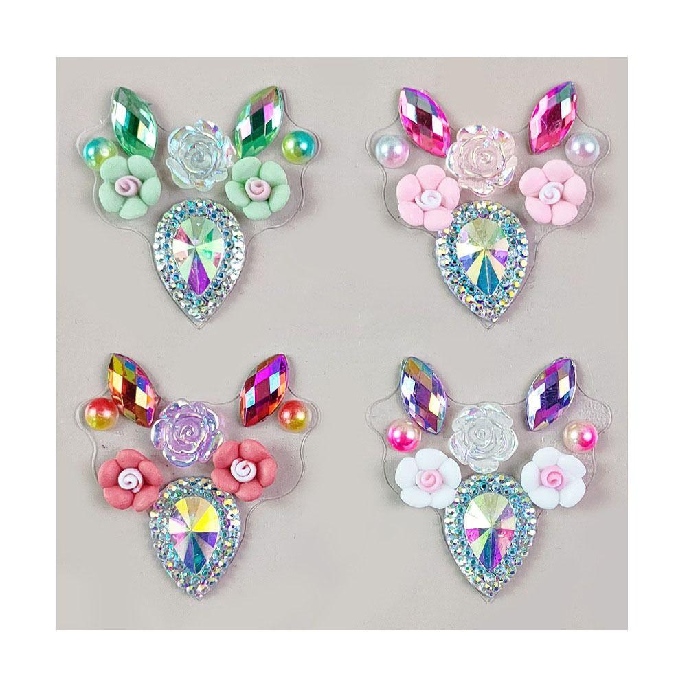 Mask Makeup Sticker Adhesive Rhinestone Tattoo DIY Crystal Gems Tattoo Party