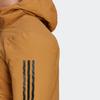 adidas Мужские пуховики Желтые С капюшоном Умеренные Другие HG8723