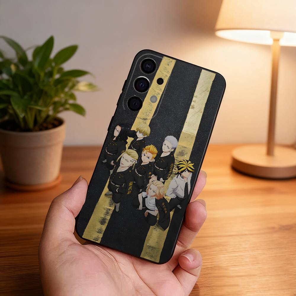 Tokyo Revengers Cool Phone Case For Samsung S25,S24,S21,S22,S23,S30,Ultra,S20,Plus,Fe,Lite,5G Black Cover