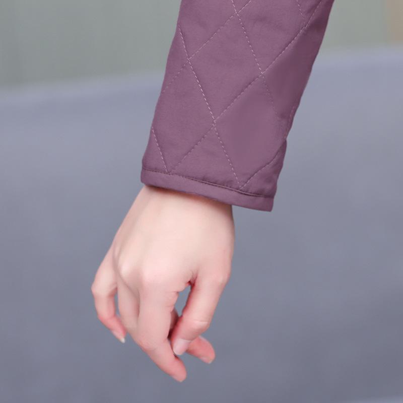 Легкая рубашка с хлопковой подкладкой для матери, весенне-осенняя одежда с хлопковой подкладкой, свободная куртка с хлопковой подкладкой