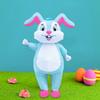 Easter Bunny Inflatable Costume Full Body Rabbit Suit for Halloween Role Play