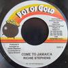 7inch Record RICHIE STEPHENS - Come To Jamaica NONE Pot Of Gold Jamaica Reggae, Ska & Dub Used