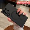 Luxury Magnetic Phone Cases For Samsung Galaxy S23 S22 S21 FE S24 Ultra Plus Magsafe Case Lens Protector Wireless Charging Cover
