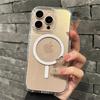Для Magsafe Bling Glitter Прозрачный ударопрочный чехол для iPhone 16 12 13 14 15 Pro Max Plus Armor Hard Lens Protection Cover