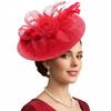 Изысканная винтажная шляпка-fascinator, элегантная маскарадная повязка на голову, повязка на волосы, свадебный головной убор, для танцевального шоу