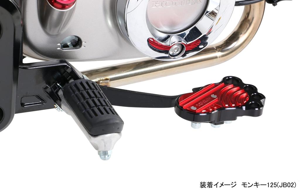 KITACO Bigfoot Monkey 125 Grom Ducks 125 Механическая обработка (красный) (JB02/JB03/JB05) (JC61/JC75/JC92) (JB04/JB06) Алюминий/Алюмит 516-1300920