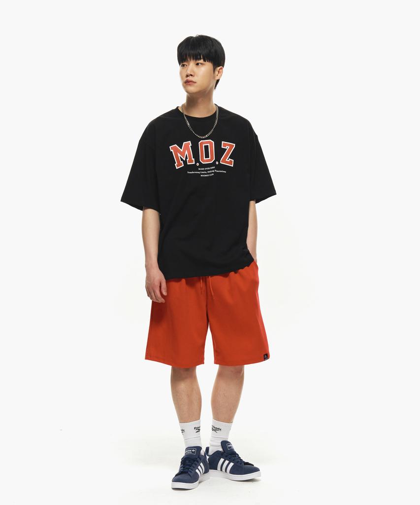 MOZMOZ Moz Oversized Short Sleeve T-Shirt Black