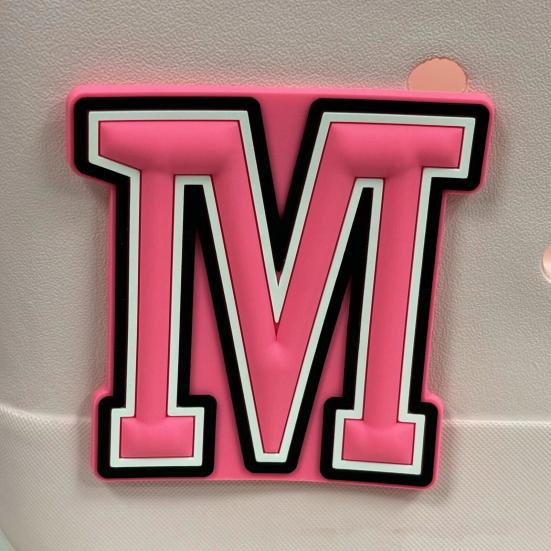 Сумка-подвеска с буквами для сумки Bogg, многоразовая сумка-крокодил, подвеска с алфавитом, обувь из крокодила, украшения, аксессуары, пляжная сумка, сумка, подвеска с буквой