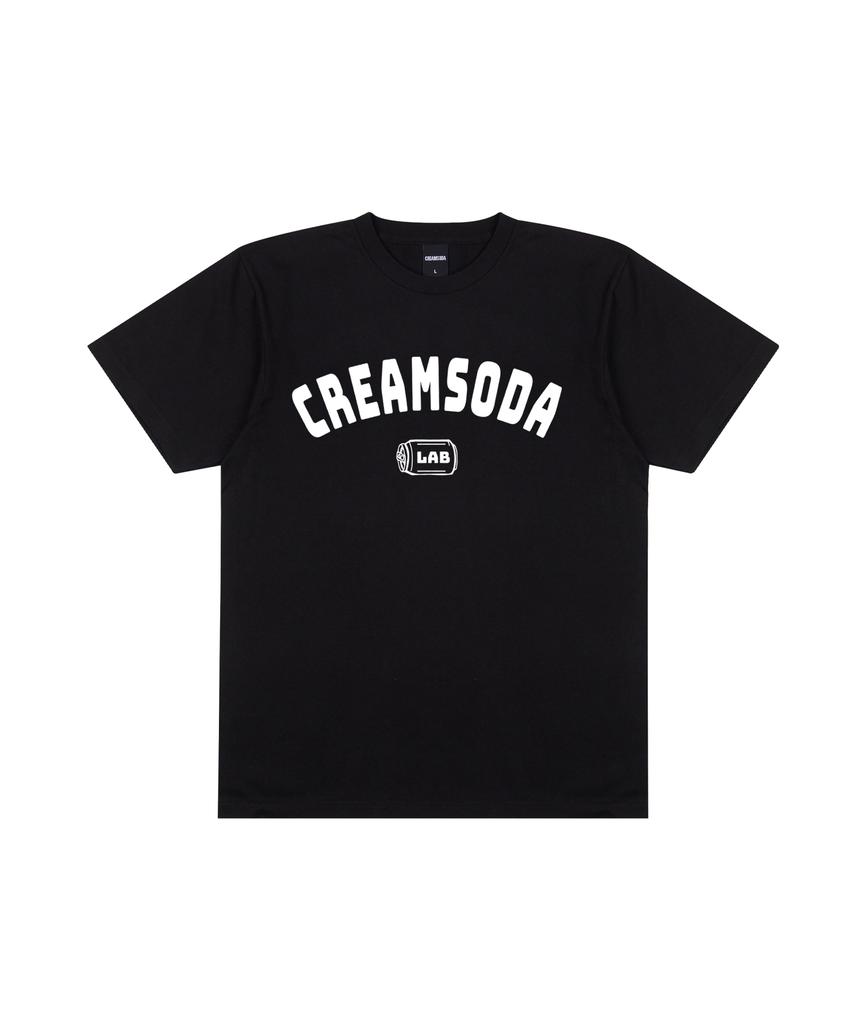 CREAM SODA LAB [2 шт.] Белая футболка с коротким рукавом с логотипом Ozzy Acro (черный) черный (белый)