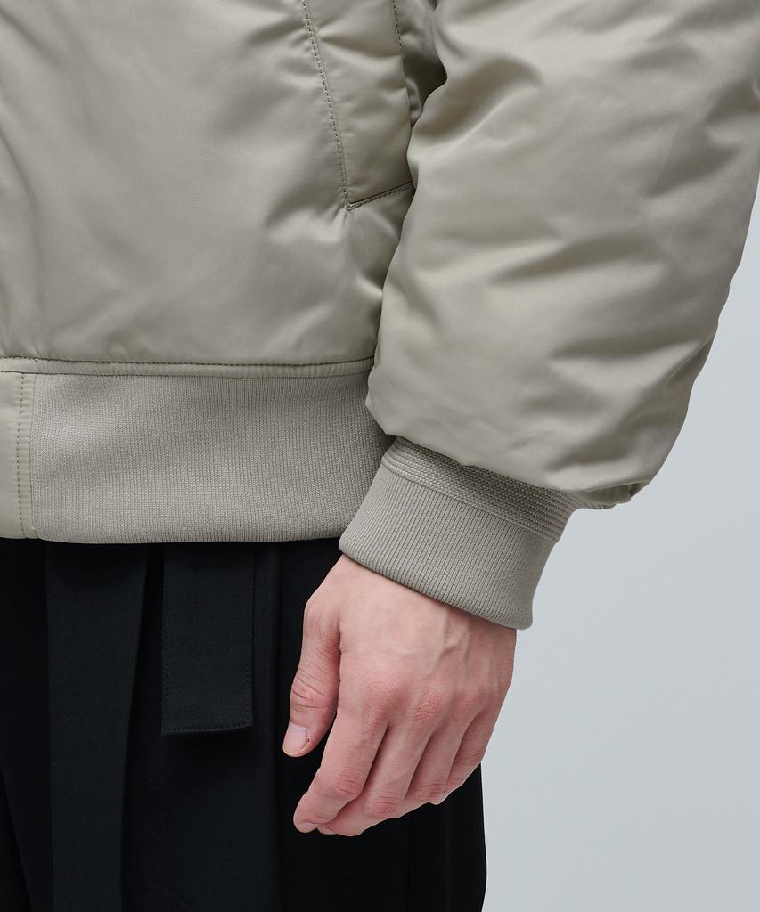Musinsa Standard Oversized Ma-1 Bomber Jacket [Dusty Beige]