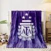A stylized emblem with "AFA," stars, laurels, and abstract purple patterns. for all seasons blanket lunch break throw gift
