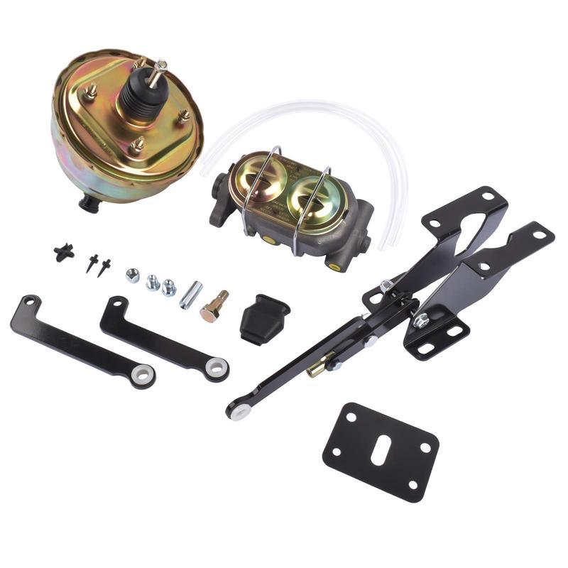 AP01 8" Chrome Brake Booster Kit w/Disc/Drum for 62-74 A B E Body Dodge RSRB2800SKT