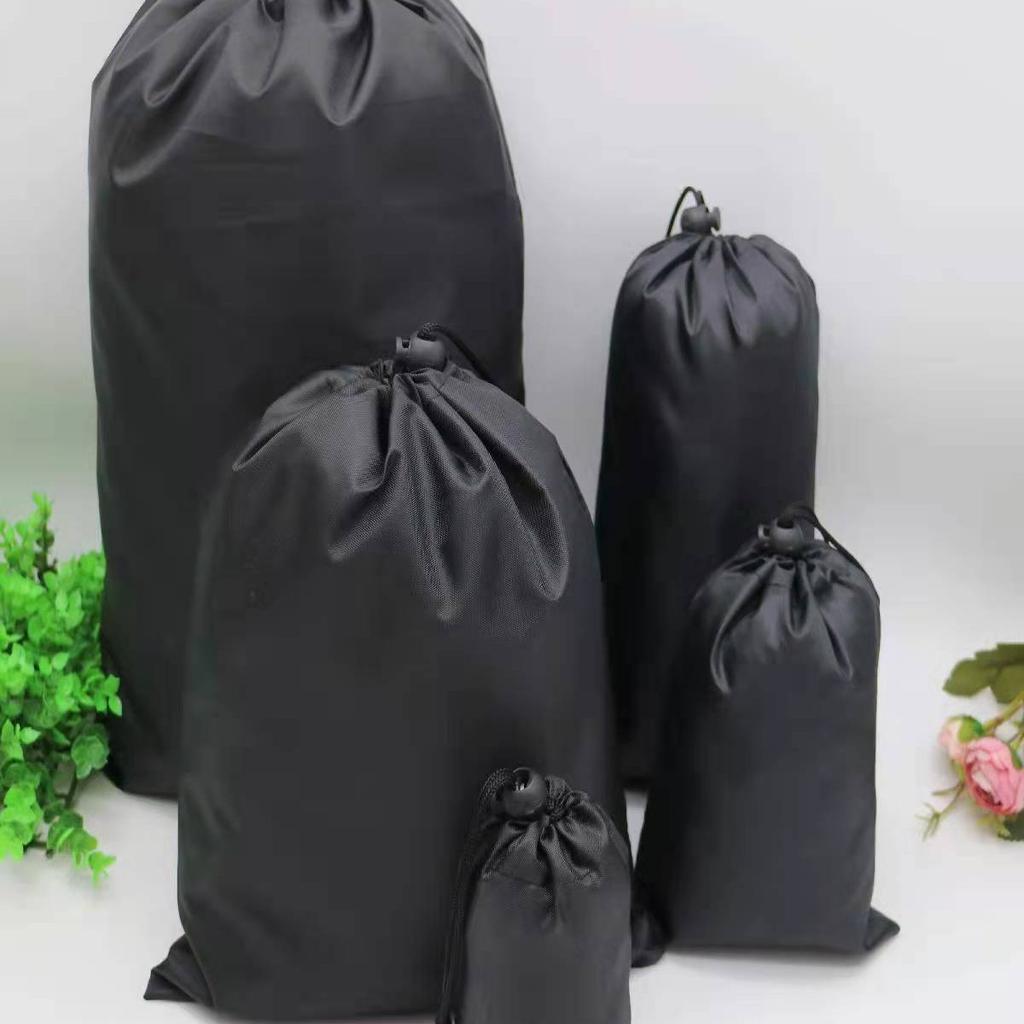 Sacs de rangement en Nylon, sac d'emballage à cordon, housse anti-poussière robuste, poignée en corde Flexible, sac d'organisati