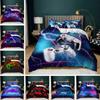 Gamepad Kit 3D Digital Printing Quilt Cover E-Sports Boy Bedding Three-Piece Set