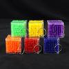 Puzzle Toy 3D Maze Keychain Six-sided Rolling Ball keychain Maze Toys Keyring  Pinata Fillers