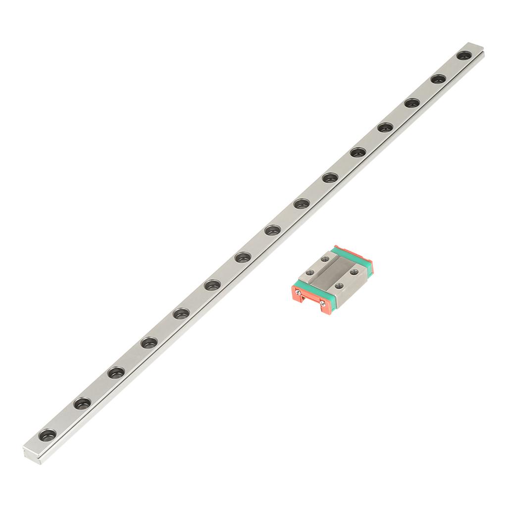1pc Steel High Precision Miniature Linear Sliding Rail Guide Block 300mm 11.8inch