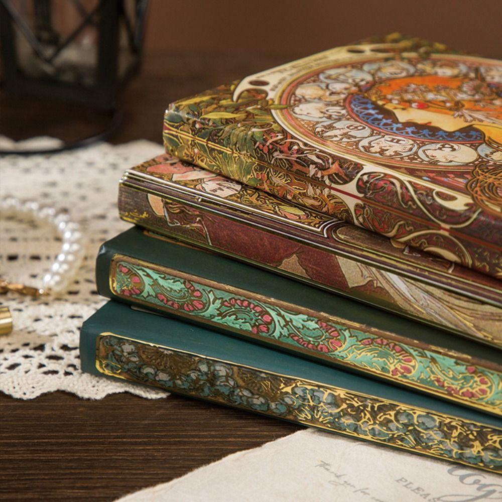 Oil Painting Series Notepad Retro Business Gift Fashion Diary Notebook