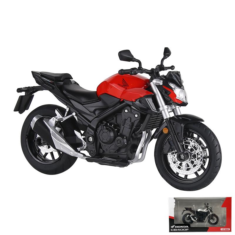 1:12 Honda CB400F Модель уличного мотоцикла Игрушка Сплав Литье под давлением Модели-симуляторы Коллекция мотоциклов Декор Игрушки для мальчиков Подарки