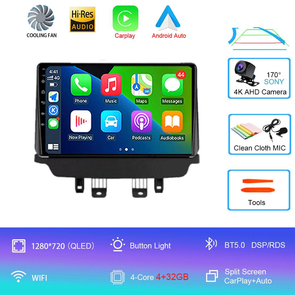 Автомагнитола Android 14 для Mazda CX-3 CX3 2 DK 2014 - 2021 Навигация GPS Мультимедийный плеер WIFI Стерео видео BT Беспроводной carplay