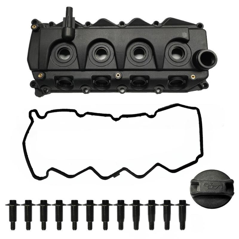 13264-VM00A Engine Valve Cover with Gaskets Oil Cap Bolts Car Rocker Valve Cover 13264-VM00A fits for Nissan Navara D22 D40 YD25
