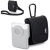 JJC Camera Case Compatible with Canon PowerShot V10 Osmo Action 5 Insta 360 Ace Pro 2 Storage Case Camera Pouch Digital Camera Bag Camera Protection