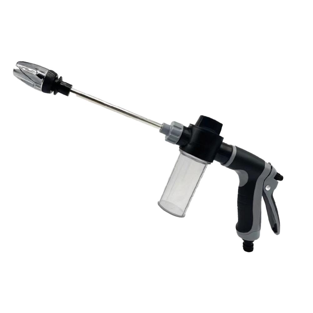 Мойка высокого давления, Насадка-распылитель для садового шланга высокого давления, Регулируемая насадка для садового шланга, Подходит для любого садового шланга