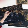 Beautiful Magic Scratch Art Scratch Night View Painting Paper Board Premium Educational Play Toys For Endless Creative Adventures
