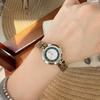 New Leopard Print Fashion Women'S Watch, Vintage Small Dial With Thin Strap, Casual Watch, High-End Women'S Timepiece.
