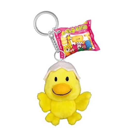 SK Japan Tabekko Animal Plush Key Ring Chick 14921
