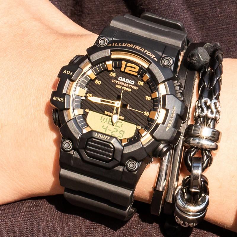 Casio Мужские ЧАСЫ для МОЛОДЕЖИ Черные HDC-700-9A HDC-700-9A
