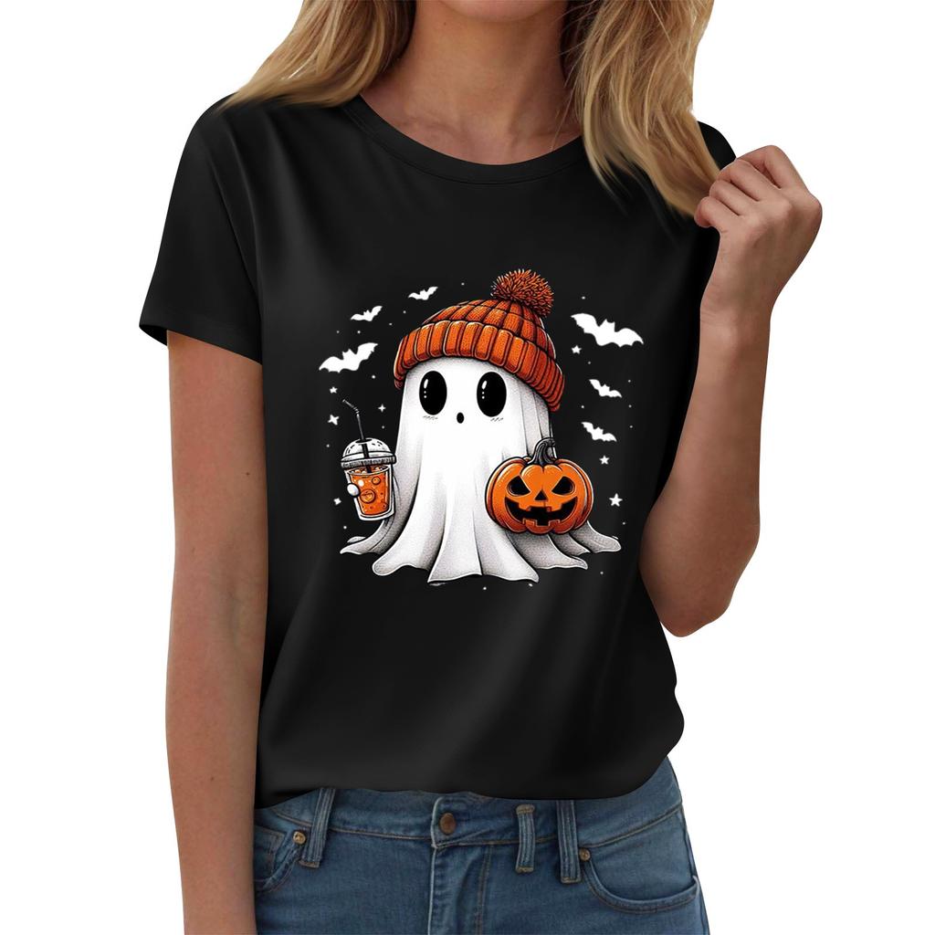 Женские футболки, Женские топы с коротким рукавом, Летняя мода, Повседневные стильные футболки с круглым вырезом, Туники