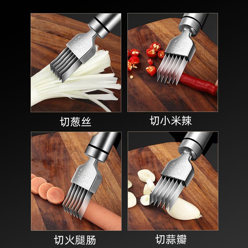 304 нержавеющая сталь быстро нарезанный зеленый лук артефакт многофункциональный рубанок для нарезки овощей кухонные гаджеты