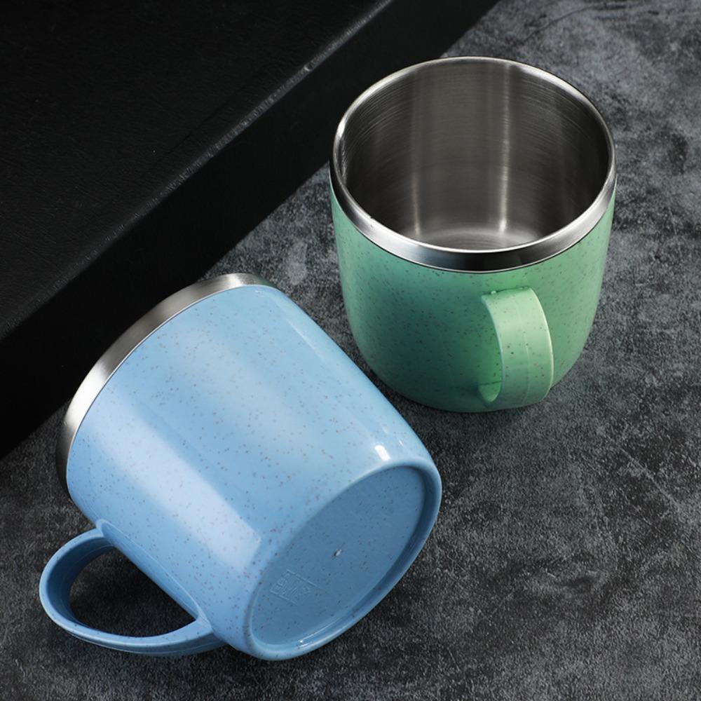 Anti-scalding Stainless Steel Cups Double Layer Water Cup Drinkware Drinking Cup Milk