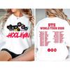 Футболка BTS Hooligan Tour, Футболка BTS Army, Футболка Bangtan Boys, Футболка с концерта BTS, Футболка Kpop World Tour 2026, Футболка с камбэком BTS