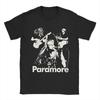 Хлопковая футболка Paramore для мужчин, летняя, смешные футболки, с круглым вырезом, повседневные футболки, одежда с принтом оверсайз